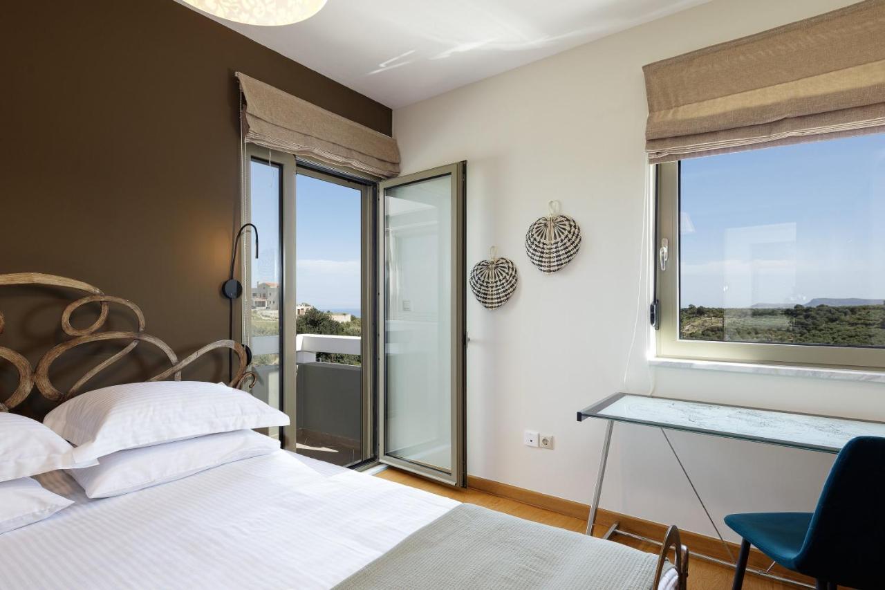 Rizes Villa With Jacuzzi & Heated Pool Agia Triada Exteriör bild